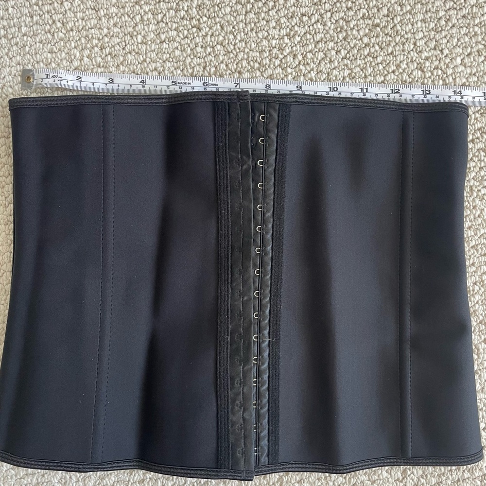 Black Waist Trainer Corset - 30”